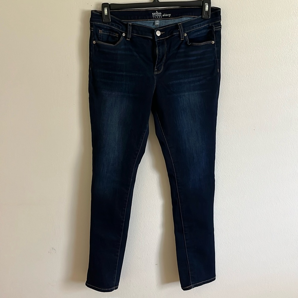 Soho New York & Company Skinny Jeans Dark blue